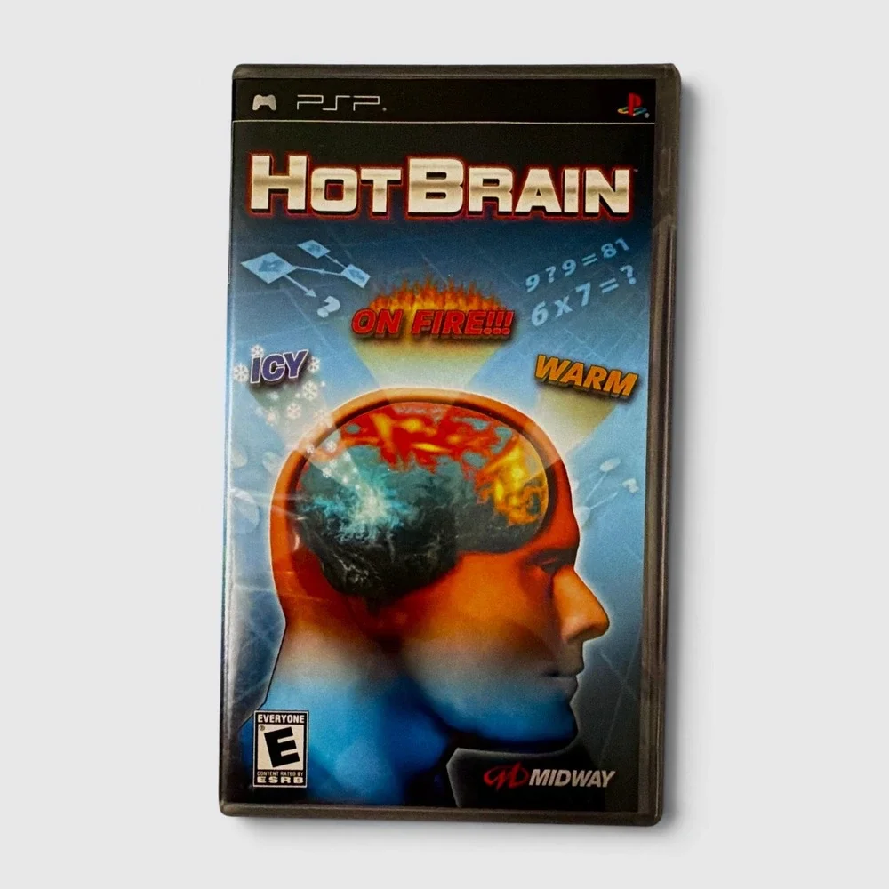 Hot Brain by Midway for Sony PSP 2007 Case & Manual Only NO GAME DISC